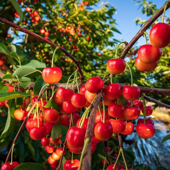 'Rainier' Cherry - Prunus avium from Winding Creek Nursery